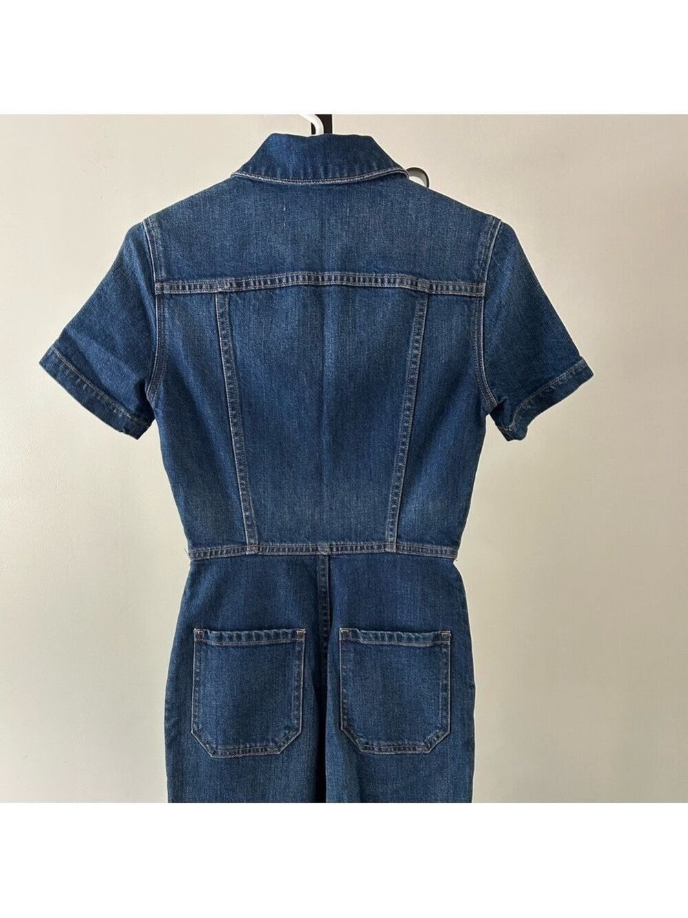 Aritzia Denim Forum The Francoise Jumpsuit, Size XSmall. - Picture 4 of 11